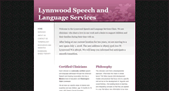 Desktop Screenshot of lynnwoodspeechandlanguageservices.com